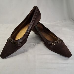 𝅺TALBOTS Brown Flats Women's Size 8B
